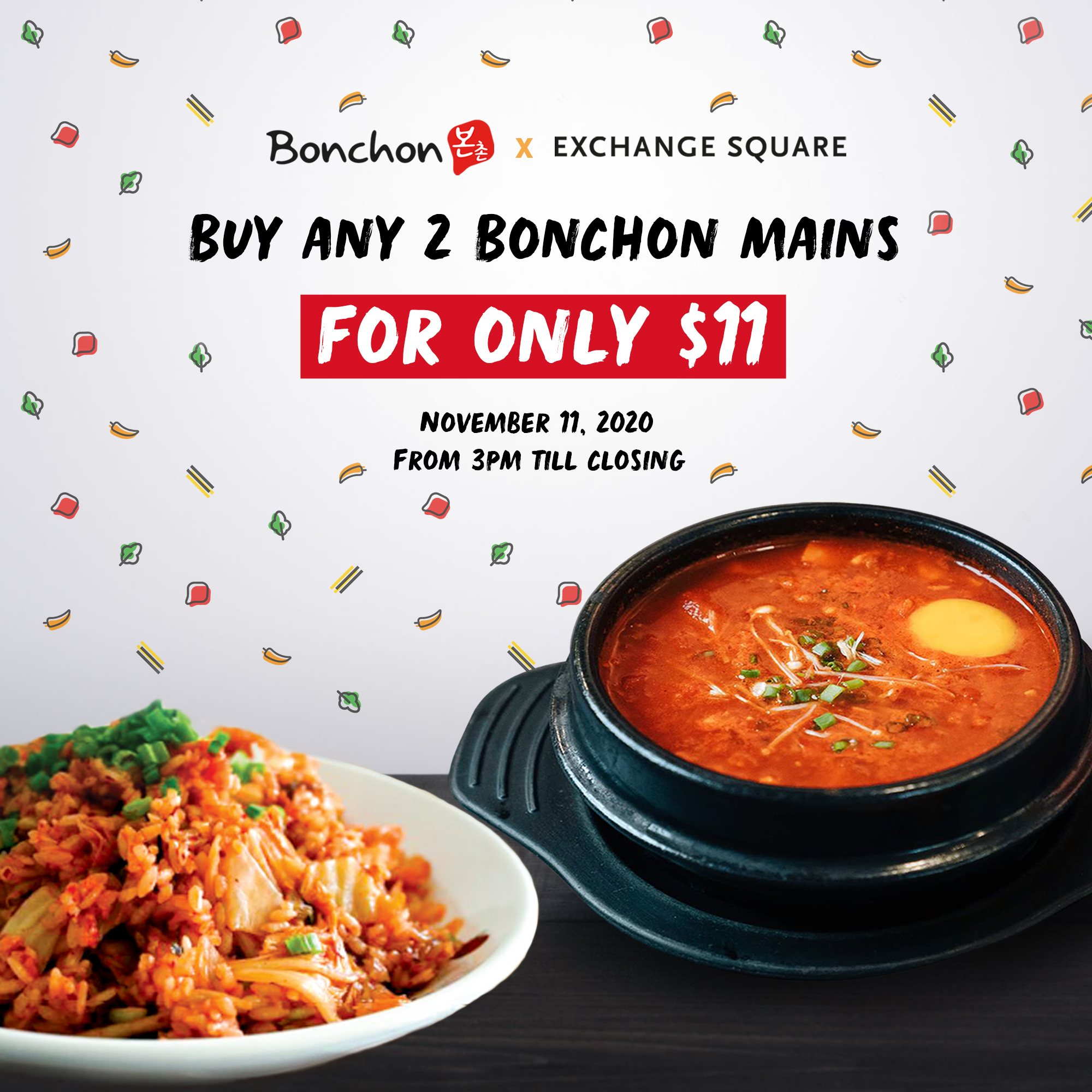 Buy Any 2 Bonchon Mains For Only $11